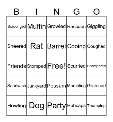 Don't Need Friends Bingo Card