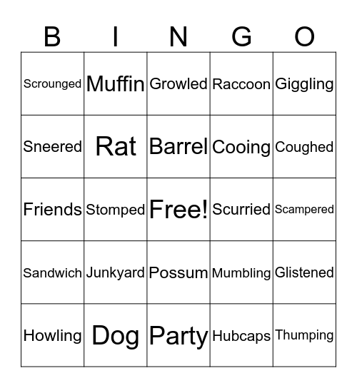 Don't Need Friends Bingo Card