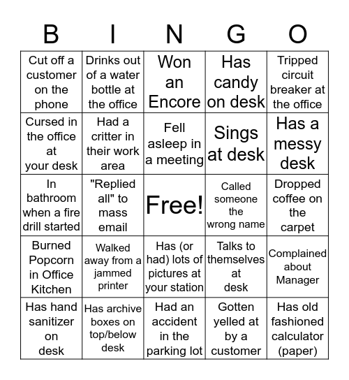 CRM BINGO Card