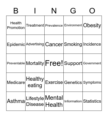 SNAP Unit Bingo Card