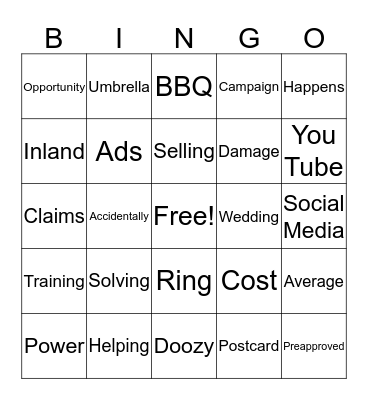 Problem Solving #2 Bingo Card