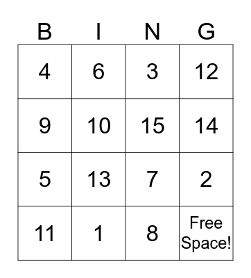 Guess that Diagnosis Bingo Card