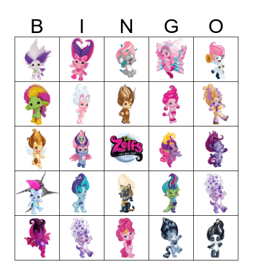 The Zelfs  Bingo Card