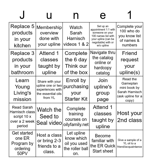 Diffusing towards summer! Bingo Card