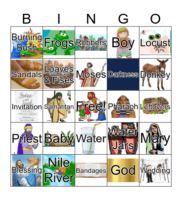 Sunday School Review Bingo Card