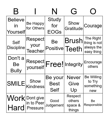 Burke's Bingo  Bingo Card