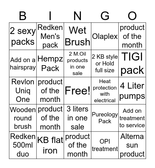 Chatters Bingo  Bingo Card