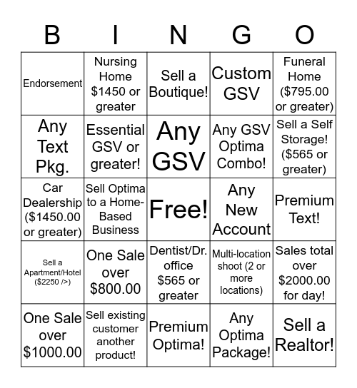 Digital Rockstar Bingo!! Bingo Card