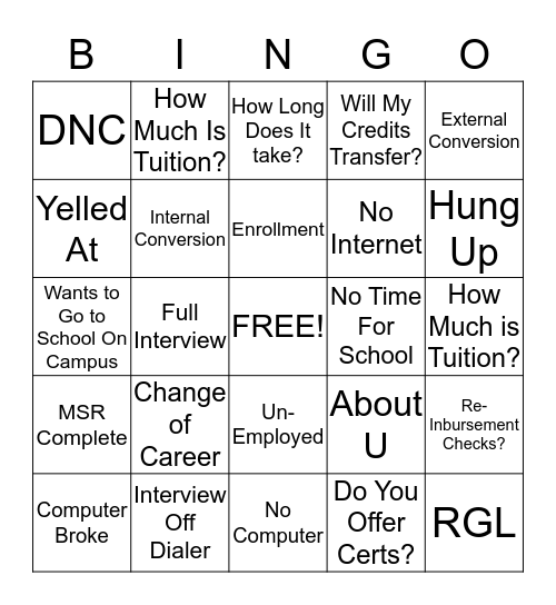 FLOYD'S DESTROYERS Bingo Card