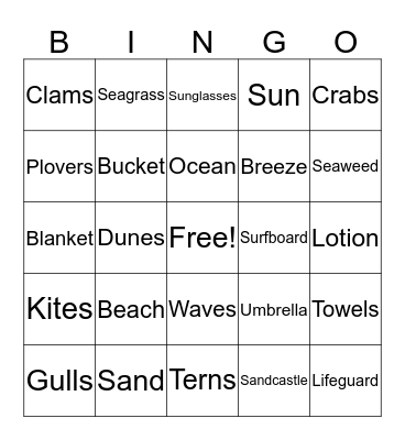 Brenner Bingo Card
