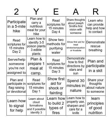 CERTIFICATION BLACKOUT Bingo Card