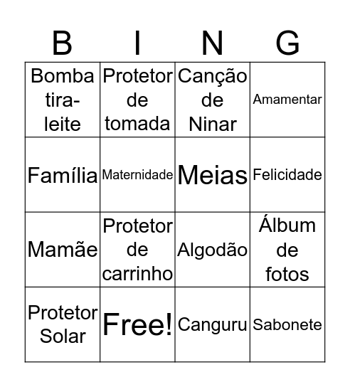 CHÁ DA MARIA LIS Bingo Card
