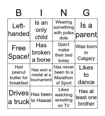 Captain Social BING Bingo Card