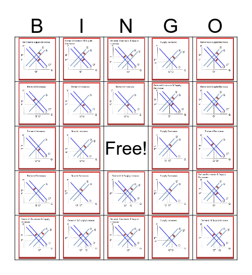 S&D Bingo - Card 1 Bingo Card