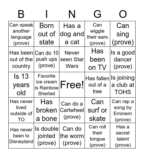 Interactive Bingo 2017-2018 Bingo Card