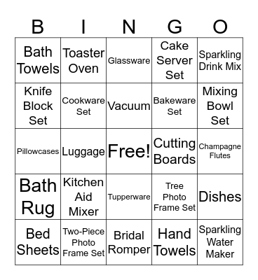 CELEBRATING HUNTER AND JEREMY! Bingo Card