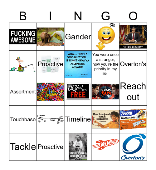 WTF BINGO! Bingo Card