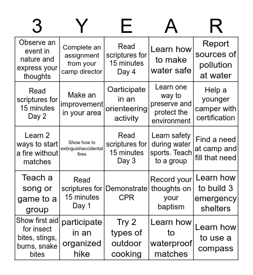 CERTIFICATION BLACKOUT Bingo Card