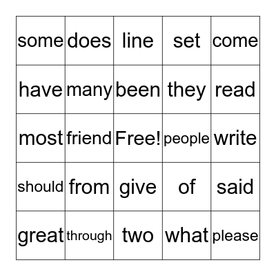 Tiffany's Bingo! Bingo Card