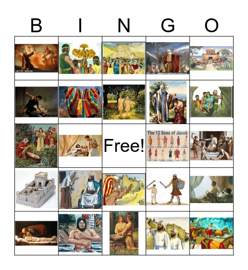 Old Testament Bingo Card