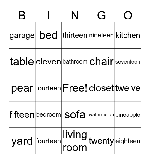 MO3 Bingo Card