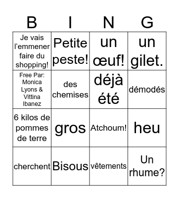 F2: Extra Episode deux Bingo Card