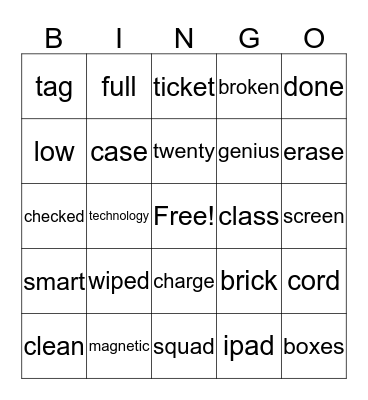 genius squad Bingo Card