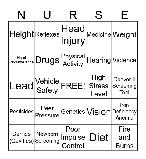 Community Bingo Card