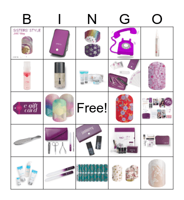 Jamberry Bingo! Bingo Card