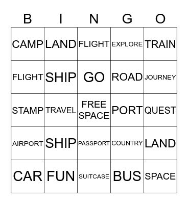 SUMMER READING CLUB Bingo Card