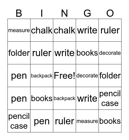 There was an Old Lady who Swallowed some books Bingo Card