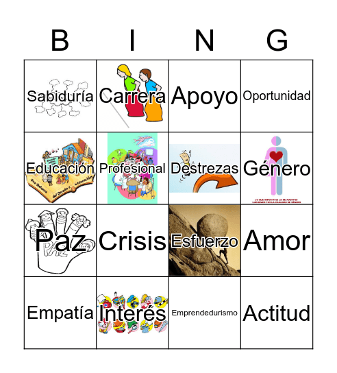 NAPO BINGO Card