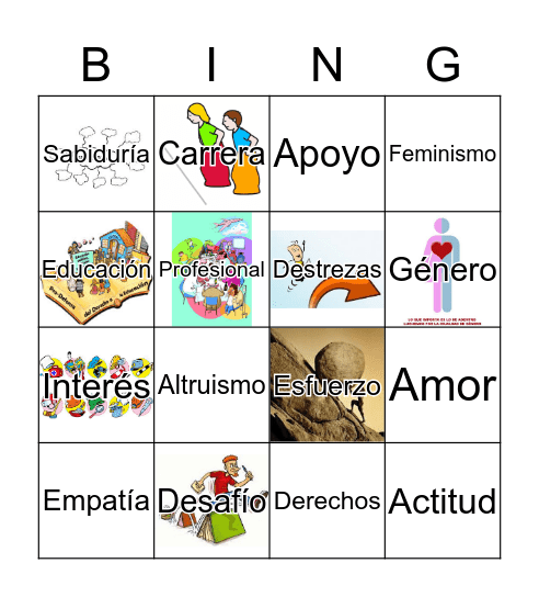 NAPO BINGO Card