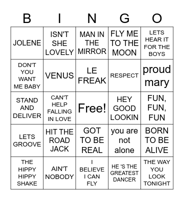 SUMMER Bingo Card