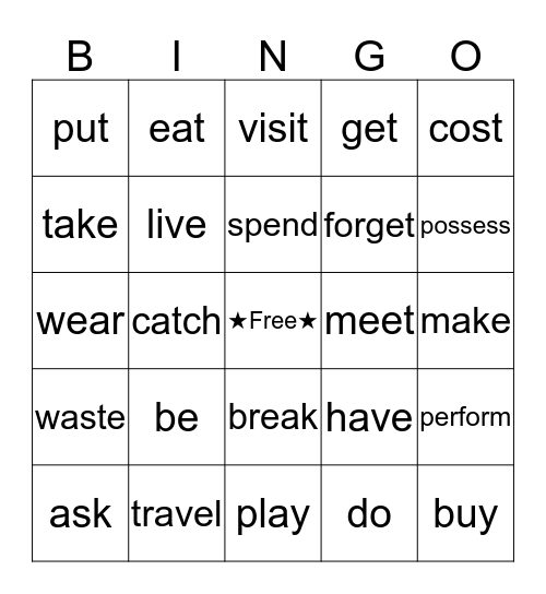 BINGO★ Bingo Card
