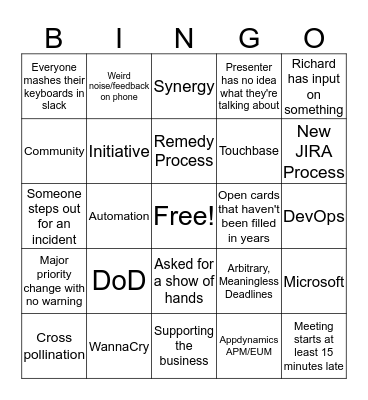 may bingo Card