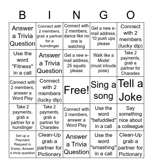 MA Bingo to Wingo Bingo Card