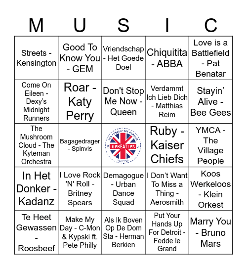 207 Bingo Card