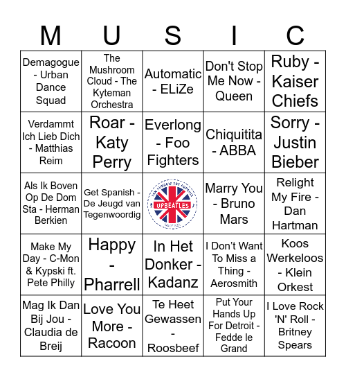 208 Bingo Card
