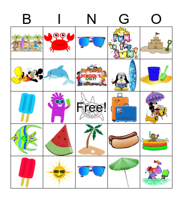 Summer Bingo Card