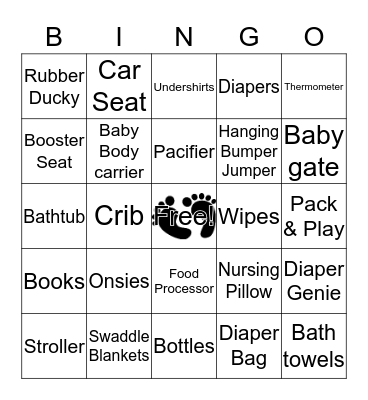 Katie's in Full Bloom Bingo Card