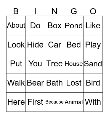 BRETANLLY Bingo Card