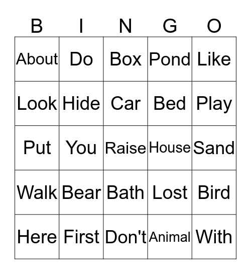 Bretanlly Bingo Card