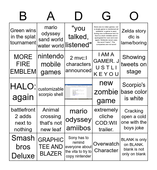 E-mail E-mail E-mail Bingo Card