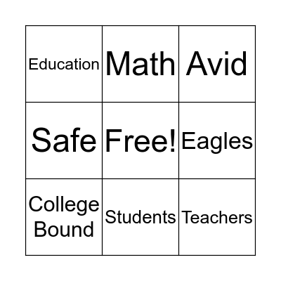 Soaring Eagles Bingo Card