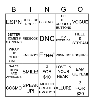Viking Magazine Bingo!! Bingo Card