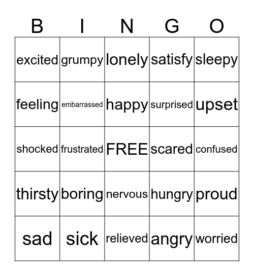 ASL Bingo Card