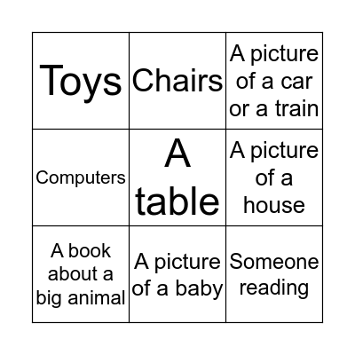 Library Bingo Card