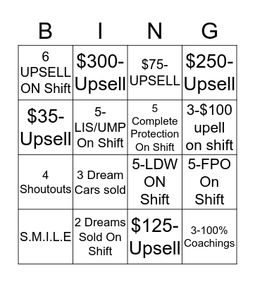 CSR/UC BINGO Card