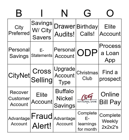 81st Bingo Game Bingo Card